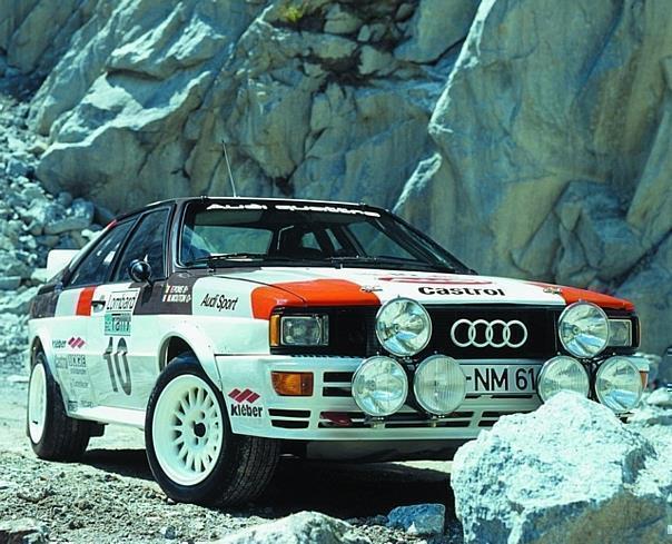 Audi Rallye quattro Gruppe 4, Baujahr 1981 (237 kW/320 PS bei 6500 U/min)